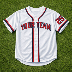 เสื้อเบสบอลแบบกำหนดเองสำหรับทีมและลีก แห้งเร็ว ระบายอากาศได้ดี ผ้าโพลีเอสเตอร์ 100% สกรีนชื่อและหมายเลขผู้เล่นแบบซับลิเมชั่น - Product Image 4