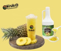 Hoogwaardige Biologische Premium Natuurlijke Ananaspoeder Bubble Tea Fruitthee 2,1kg Verpakte Flessen GLOBAL NML 12 Maanden Houdbaarheid
