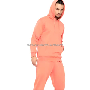 Logo personnalisé de haute qualité hommes survêtement broderie pantalon de survêtement et sweat à capuche ensemble survêtement délavé à l'acide pour hommes style OEM - Product Image 4