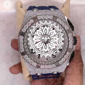 นาฬิกาข้อมือผู้ชาย Charm Luxury ตัวเรือนและสายสแตนเลส หน้าปัด 40 มม. ปุ่มกดแบบซ่อน ตัวล็อคแบบซ่อน กลไกอัตโนมัติ แสดงวันที่ กันน้ำ 10 บาร์ - Product Image 5