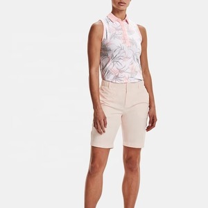 Haut de sport sans manches pour femme en jersey de spandex, personnalisé, séchage rapide, idéal pour le golf - Product Image 3