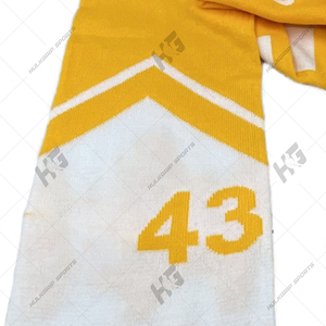 Logo personnalisé | Phi | 43 |   Ensemble écharpe et bonnet d'hiver en tricot uni 100 % acrylique à motif grec de sororité imprimé par transfert thermique, longueur moyenne - Product Image 2