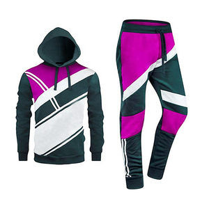 Ensemble de survêtement en coton pour homme avec logo personnalisé en relief 3D, coupe-vent et style unique, décontracté, mode, pour l'université, l'école ou le campus - Product Image 6