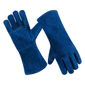 Guantes de Soldadura de Cuero Vacuno CAPTAIN INDUSTRY CI-WG-107, Precio al por Mayor, Protección UV, Impermeables, para Uso en Exteriores - Product Image 2