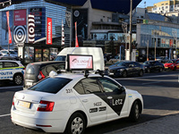 Écran LED de toit de taxi Xixun System, double mode WiFi 4G, panneau publicitaire mobile