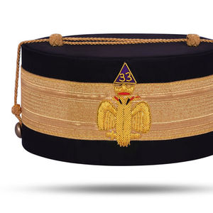 Couronne et ceinture de Rite Écossais du 33e Degré de haute qualité, avec emblème brodé en fils d'or, fabriquées au Pakistan - Product Image 6