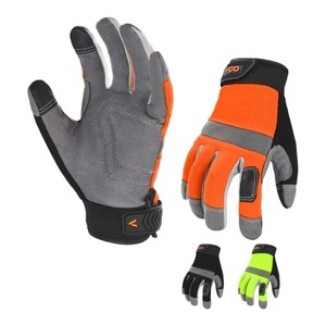 Gants d'équitation en cuir jaune respirants sans doublure pour la conduite en extérieur et l'usage quotidien - Product Image 2