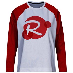Camiseta de Béisbol Personalizada de Manga Larga Blanca y Azul |   Fabricante de Camisetas Deportivas Sublimadas - Product Image 5