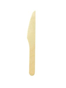 Juego de cubiertos de madera desechables biodegradables personalizados de un solo uso para fiestas con cuchillos, tenedores, cucharas y tenedores para fruta. - Product Image 6