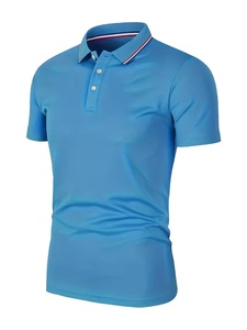เสื้อเชิ้ตผู้ชายสีพื้นคลาสสิก ผ้าถักระบายอากาศได้ดี เป็นมิตรกับสิ่งแวดล้อม คอปก คุณภาพสูง สไตล์ลำลอง แฟชั่นกีฬา แขนสั้น - Product Image 3