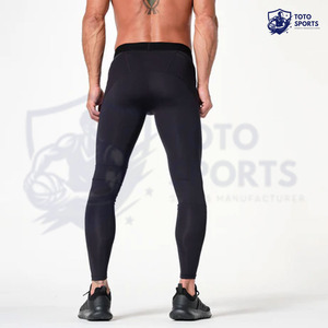 High Quality Best Service High Performance Breathable Quick Dry Gym Fitness Wear New Arrival Breathable <b>Men</b> Sports Leggings - Product Image 3