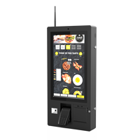 Kiosque de paiement en libre-service avec lecteur de codes-barres, lecture multi-codes QR, reconnaissance faciale, impression de reçus, sur pied, pour intérieur