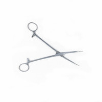 Pinces chirurgicales courbées pour artères, type moustique, en acier inoxydable, manuelles