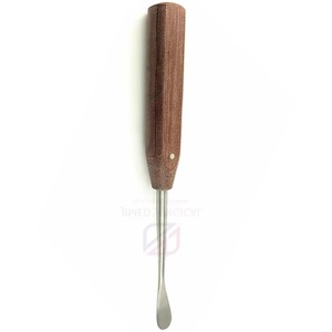 Elevador raspador periostal Cobb duradero con mango de madera, herramienta quirúrgica para cirugía ósea y uso médico - Product Image 4