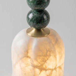 Modern Marble Pendant Light Flower Shape Hanging Indoor Decor 100% Handmade Living Room Lighting - Product Image 5