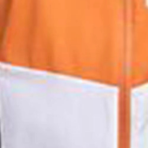 Veste de sport coupe-vent à capuche pour homme, orange, blanc, noir, color block, fermeture éclair sur le devant, coupe classique, vêtements d'extérieur pour l'automne - Product Image 6