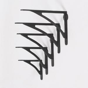 Decorative Iron <b>Shelf</b> Bracket Vintage Inspired <b>Wall</b> Support For Wooden <b>Shelves</b> Home Kitchen <b>Bathroom</b> Interior Storage - Product Image 1