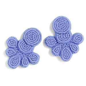 Earrings Beaded <b>Embroidery</b> Crafts Earrings Colors And Artistic Designs Made From Beads - Product Image 5