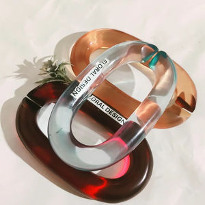 Decoración de pared de eslabones de resina, decoración de pared de cadena de resina, decoración de cadena de resina, cadena colgante de resina para pared - Product Image 1