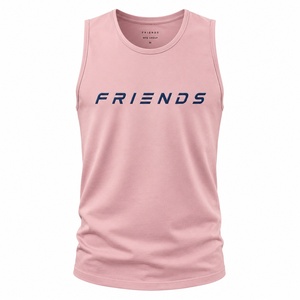 Servicio OEM, Camiseta sin Mangas con Logotipo Personalizado, Ropa de Verano Ecológica, de Secado Rápido, Ligera, Transpirable, Tejida, Informal, Talla Grande para Hombre - Product Image 1
