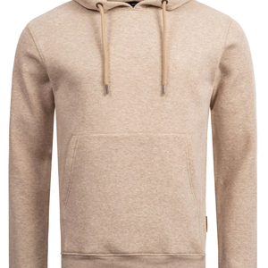 Sweat à capuche décontracté en molleton 100 % coton pour homme, coupe classique, poche avant, tissu 330g, anti-rétrécissement, écologique - Product Image 1