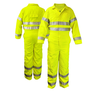 Ropa de trabajo transpirable de alta visibilidad, mono de alta visibilidad, ropa de seguridad premium enfocada en la comodidad, mono de alta visibilidad - Product Image 5