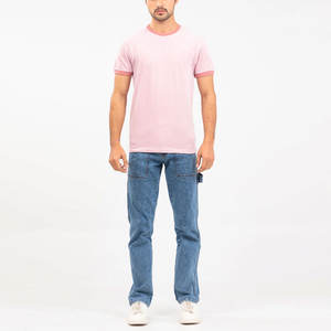 Camiseta de Hombre de Primera Calidad, Camiseta Más Vendida para Hombre, Color Sólido, MOQ Bajo, Camisetas Transpirables, Precio al por Mayor - Product Image 4