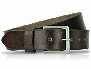 Cinturón de Cuero Genuino para Hombre, Estilo Vintage, Cuero de Grano Completo Original, Casual, de Alta Calidad, con Hebilla de Pin - Product Image 3