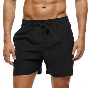 Mens Quick Dry Breathable Compression Shorts <b>Elastic</b> Waist Highly Stretchable Seams Custom Logo Leggings For Running & Training - Product Image 1