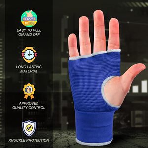 Gants intérieurs de boxe rembourrés en silicone, bandages rapides pour les mains, MMA, Muay Thai, Kickboxing, entraînement, arts martiaux - Product Image 4
