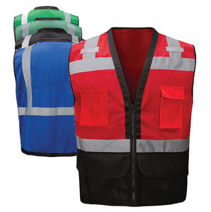 Chaleco de Seguridad de Alta Visibilidad para Trabajo en Carreteras al Aire Libre, Ropa de Trabajo para Hombre, Malla con Logotipo Personalizado, Reflectante, Impermeable, Transpirable - Product Image 1