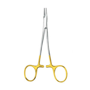 Porte-aiguille chirurgical en acier inoxydable avec verrouillage, kit d'instruments à commande manuelle, haute qualité, durable, certifié CE - Product Image 1