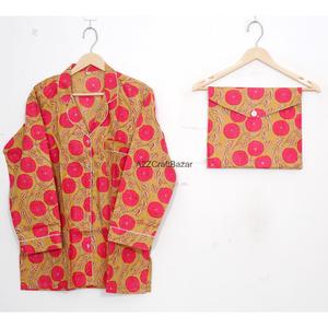 Nuevo Diseño, 100% Algodón Puro, Ropa de Dormir para Mujer, Conjunto de Pijamas Suaves, Proveedores de Fábrica, Ropa de Dormir Femenina - Product Image 3