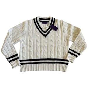 Suéter de hombre con logotipo personalizado 2026, OEM/ODM, a la moda, para cricket, de manga larga, chaleco de punto y jersey, venta al por mayor, alta calidad - Product Image 1