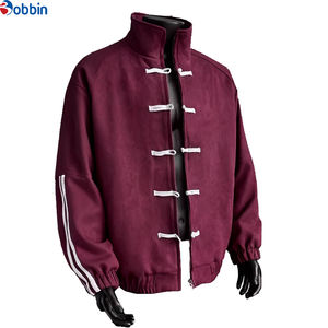 Blouson matelassé d'hiver tendance pour homme – Nouveau produit phare – Col montant, boutons plats, coupe ample avec poches - Product Image 2