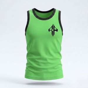 Débardeur pour homme, style décontracté, qualité supérieure, design personnalisé, technique d'impression, matière 100% coton par RIVIAN ATLANTIC - Product Image 4