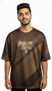 Camiseta de Moda Casual Holgada para Hombre, Estilo Urbano, Sublimada, para Uso Diario - Product Image 2