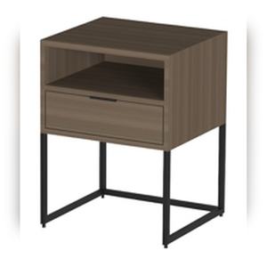 Table de chevet moderne King Size avec pieds en métal thermolaqué et finition HPL MDF E0, assemblée en gros - Product Image 3