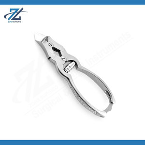 Custom Pink Stainless Steel Cuticle Nipper Wide Jaw Sharp Dead Skin Cutter Professional Manicure Trimmer Durable <b>Waterproof</b> Nail - Product Image 2