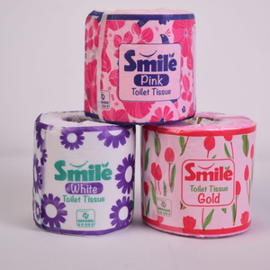 Rouleau de papier toilette rose tulipe, papier mouchoir doux, papier hygiénique pour la salle de bain, pour la maison et l'hôtel - Product Image 4