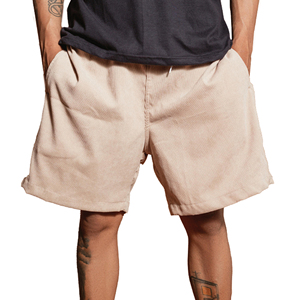 Shorts décontractés pour hommes – Couleur unie durable, mi-longs, respirants, coupe décontractée vintage, design 4 poches, fournisseur en gros - Product Image 2