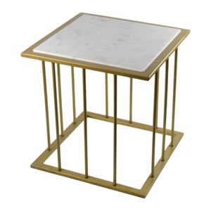 Tables basses au design moderne avec un design en matériaux combinés, finition hautement peinte et design poli, décoration de salon, table d'appoint - Product Image 1