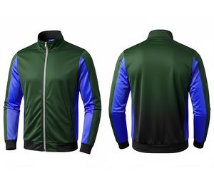 Chaqueta Transpirable con Cierre Completo y Sublimación, Ropa Deportiva para Correr y Hacer Ejercicio, Cálida, Transpirable y de Secado Rápido |   Tallas Hombre Mujer Juvenil - Product Image 4