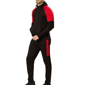 Nouvel ensemble de survêtement hiver 2026 personnalisé pour homme : sweat à capuche zippé et pantalon de jogging, doublure polaire 100 % polyester, taille élastique, tissu épais - Product Image 1