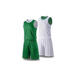 Conjunto de Uniforme de Baloncesto de Doble Cara, Ligero y Transpirable, con Pantalones Cortos - Product Image 1