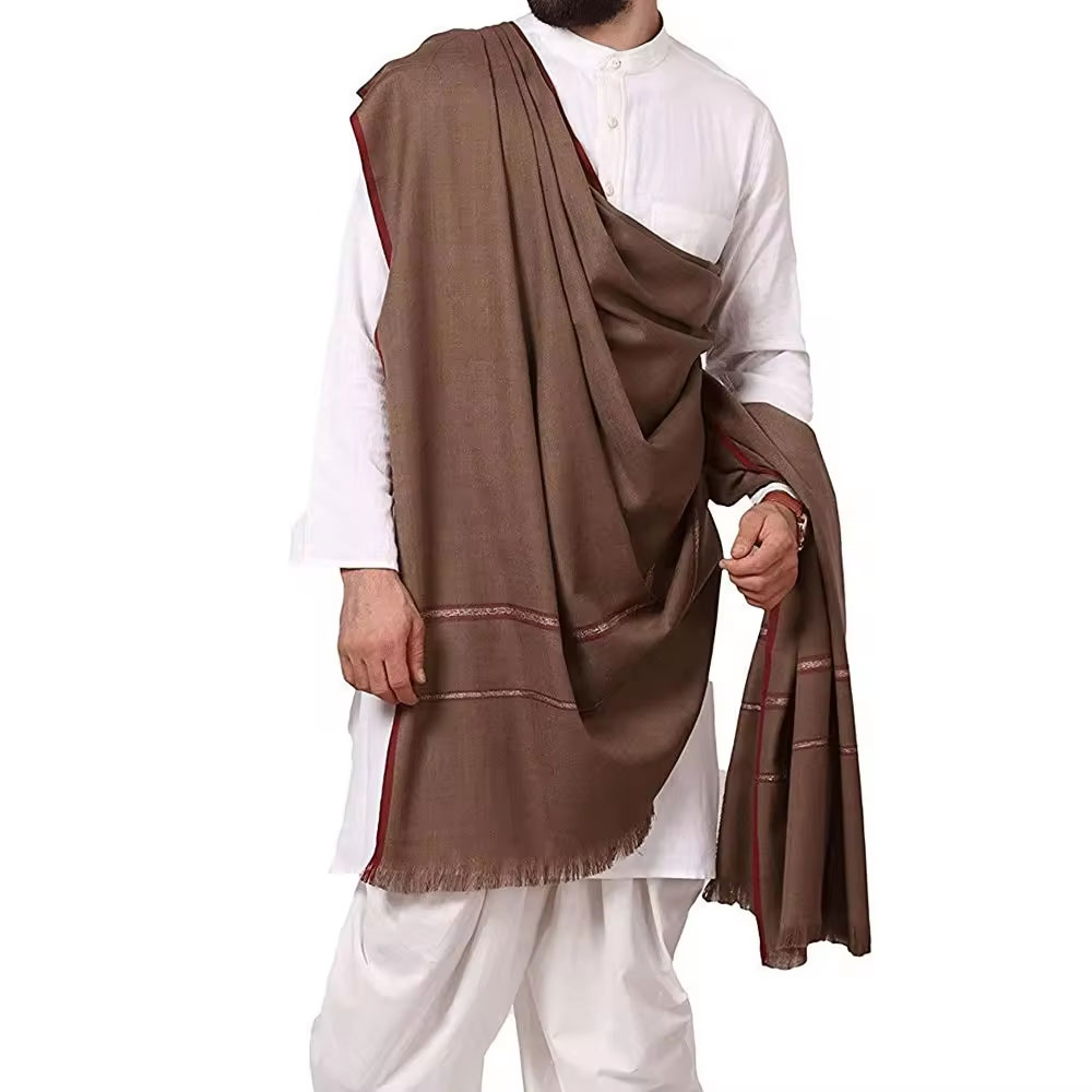 Men Solid Color Wool Pashmina Cashmere Shawl Scarf Extra Long Wrap Soft Warm Lightweight Quick Dry High Quality Winter Office