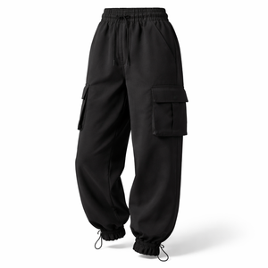 Wholesale Custom <b>Balloon</b> Cargo Trousers for Women - OEM Supplier for Bulk Purchase - Product Image 3