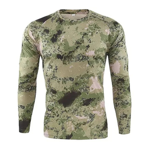 Vêtements de chasse pour hommes sur mesure de haute qualité en gros, 100 % coton, séchage rapide, respirant, écologique, anti-plis, manches longues - Product Image 4