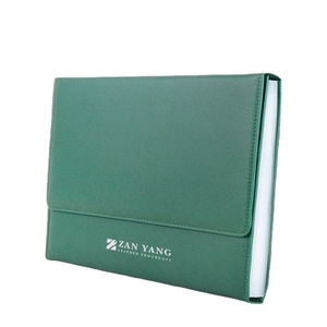 Leather Multi-layer accordion file organizer - Product Image 1