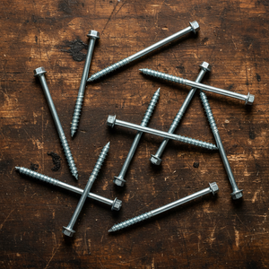 Vis de toiture industrielles en acier au carbone zingué certifiées BIS de marque PDC, métriques/pouces, classe 4.8 6.8, à tête hexagonale, vente en gros - Product Image 5